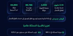 2.9 مليون خدمة لقطاع الأعمال خلال النصف الأول من 2026 - وكالة البوصلة الإخبارية