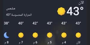 قنا تسجل 43 درجة مئوية، الأرصاد تعلن نهاية الموجة الحارة اليوم - وكالة البوصلة الإخبارية