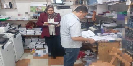 ضبط مكتبة بمدينة ناصر استولت على حقوق ملكية فكرية لشركة شهيرة بسوهاج - وكالة البوصلة الإخبارية