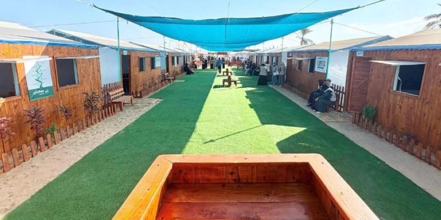 بالصور | تستهدف استيعاب 4 آلاف طالب.. السعودية تفتتح مدرسة جنوب غزة - وكالة البوصلة الإخبارية
