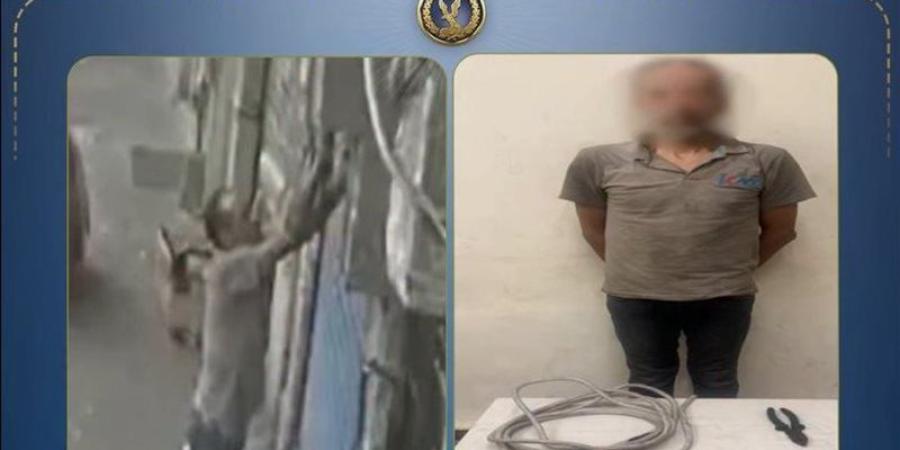 سرقة كابل كهرباء تنتهي بحريق في سيدي جابر، لحظات صادمة وثقتها كاميرات المراقبة - وكالة البوصلة الإخبارية