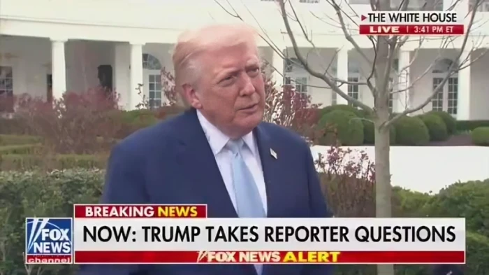 ترامب يجيب مراسلا عن إمكانية استعداد إسرائيل لإنهاء الحرب وفقاً لاستعداده