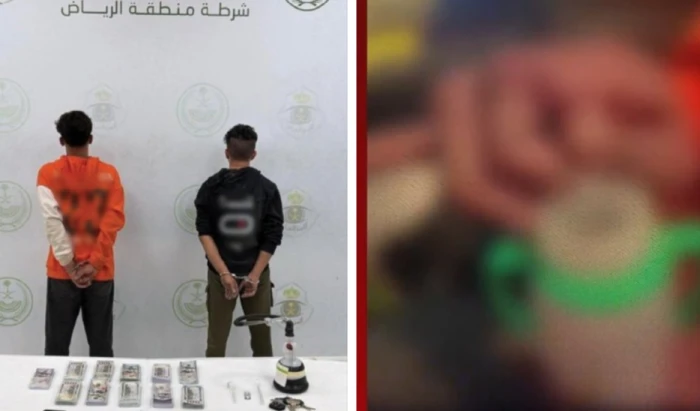 القبض على مقيمين في الرياض بتهمة إساءة معاملة طفل وترويج مخدرات باستخدام سيارات مسروقة وكشف هويتهما