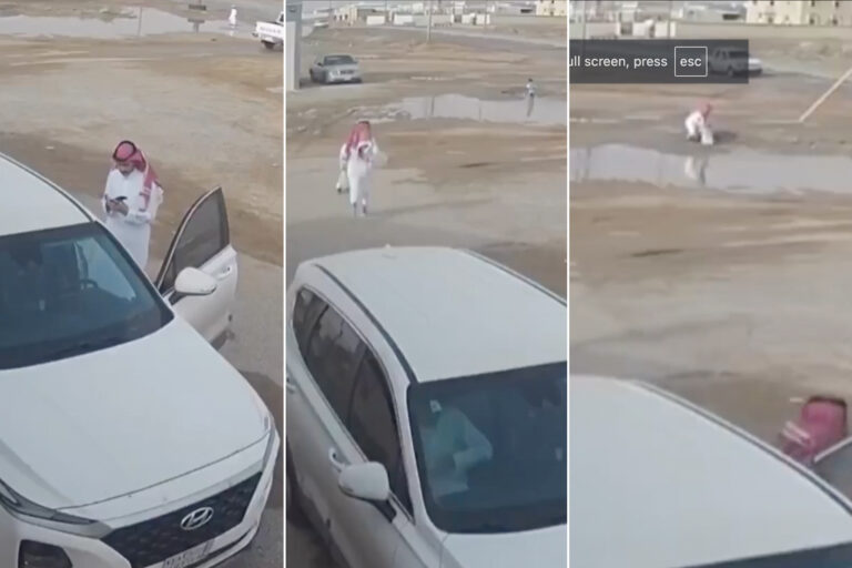 شاب سعودي يتصدر العناوين بعد إنقاذ طفل من حفرة مياه في لحظات حاسمة