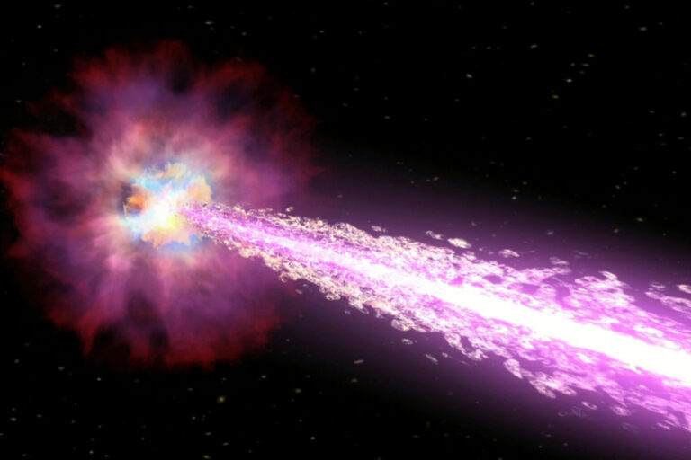 علماء يكتشفون انفجار أشعة غاما يثير الدهشة بين تصادمات الكون