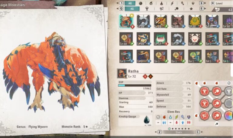 أفضل الكائنات القابلة للاستخراج في لعبة Monster Hunter Stories 3 لبدء مغامرتك مبكرًا