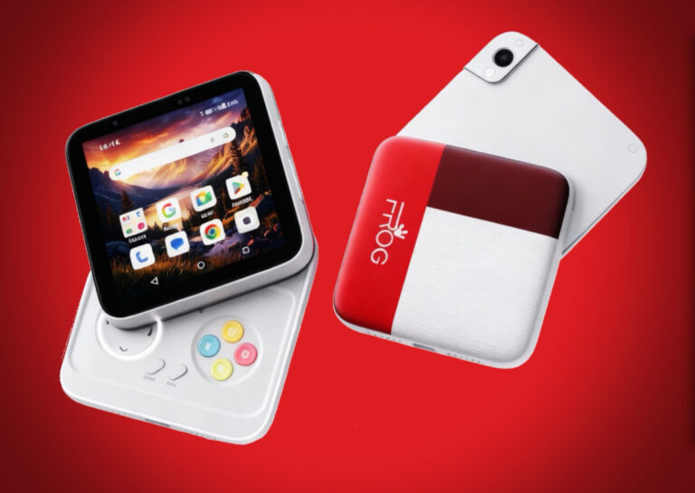 هاتف Compact Frog RS1 يتميز بتصميم مبتكر مع لوحة تحكم مخفية تحت الشاشة