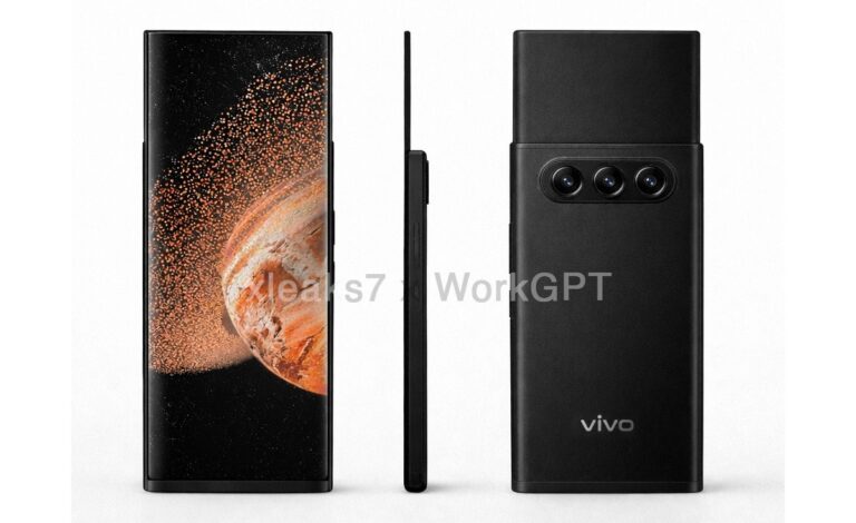 vivo تطلق براءة اختراع لهاتف ذكي مبتكر قابل للطي عمودياً