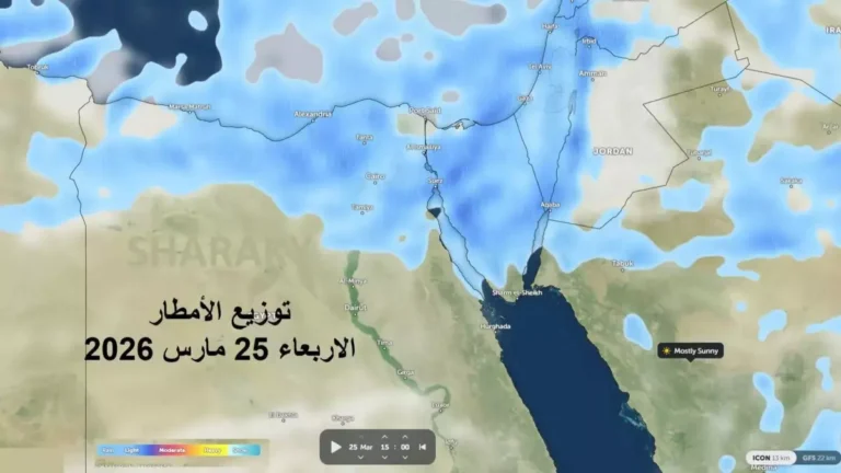 توقعات بخسائر كبيرة جراء الأمطار الغزيرة شمال مصر والحكومة تتخذ تدابير عاجلة