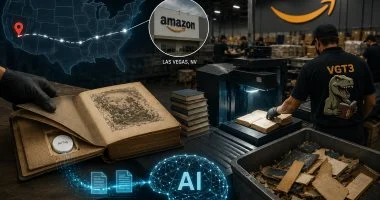 استخدام جهاز تعقب AirTag يكشف عن منشأة سرية لأمازون تقوم بإتلاف الكتب لتدريب نماذج الذكاء الاصطناعي