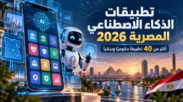 تطبيقات الذكاء الاصطناعي المصرية 2026 وأكثر من 40 تطبيقًا حكوميًا وبنكيًا