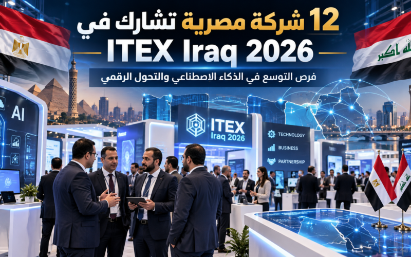 12 شركة مصرية تشارك في ITEX Iraq 2026 والذكاء الاصطناعي والتحول الرقمي