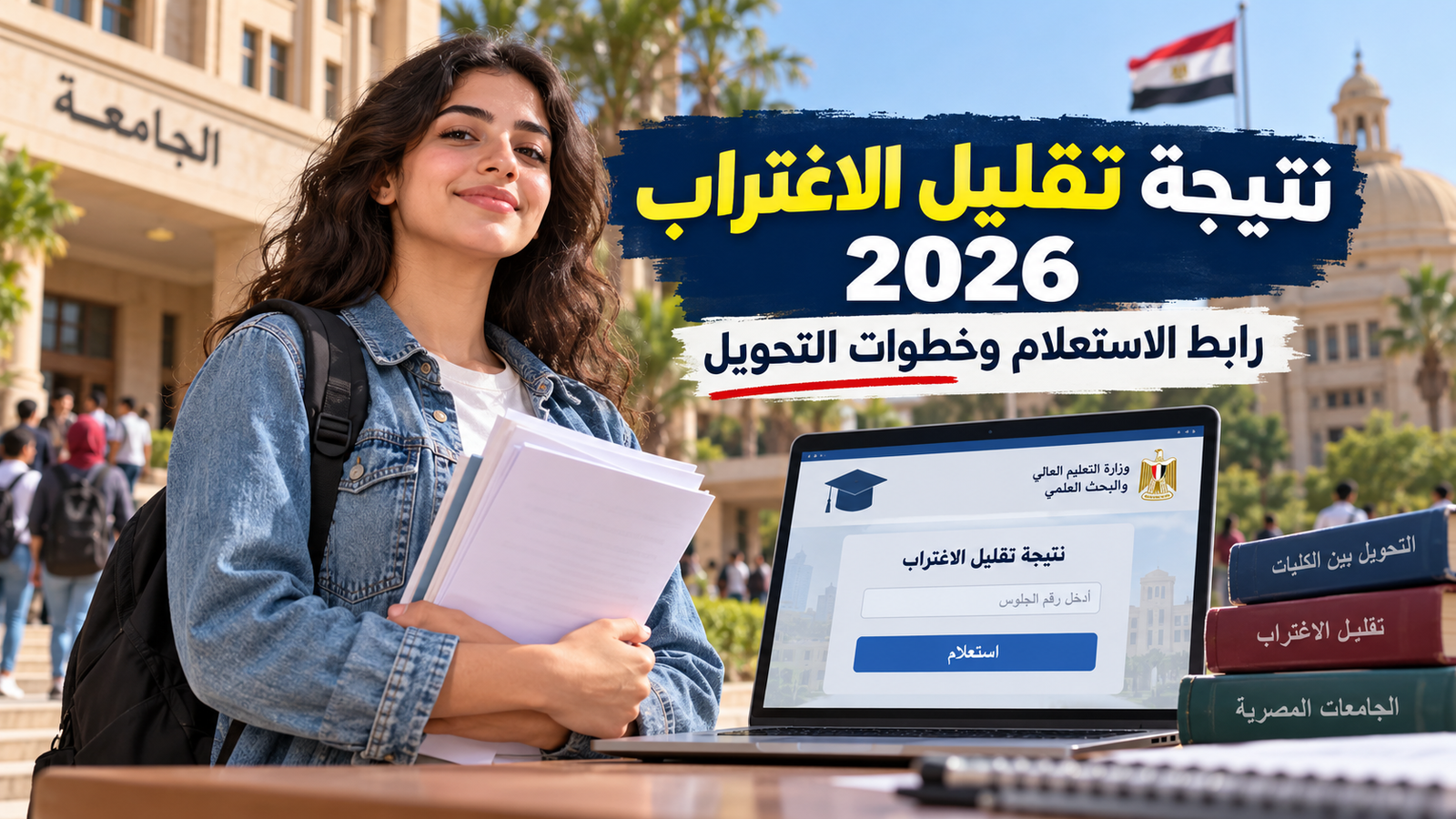 نتيجة تقليل الاغتراب 2026 ظهرت.. رابط الاستعلام وما يجب فعله بعد النتيجة