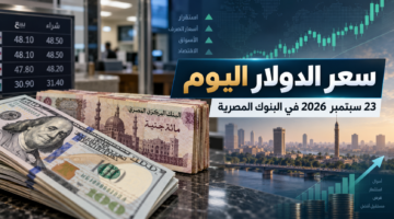 سعر الدولار اليوم 23 سبتمبر 2026 في البنوك المصرية