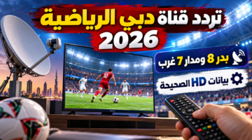 تردد قناة دبي الرياضية 2026 على بدر 8 ومدار 7 غرب