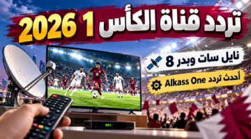 تردد قناة الكأس 1 Alkass One 2026 على نايل سات وبدر 8