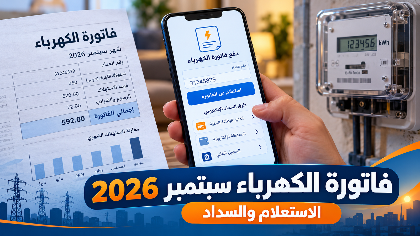 دفع فاتورة الكهرباء بالمحفظة الإلكترونية 2026.. الخطوات وكيف تتأكد من نجاح السداد