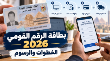 استخراج بطاقة الرقم القومي أونلاين 2026