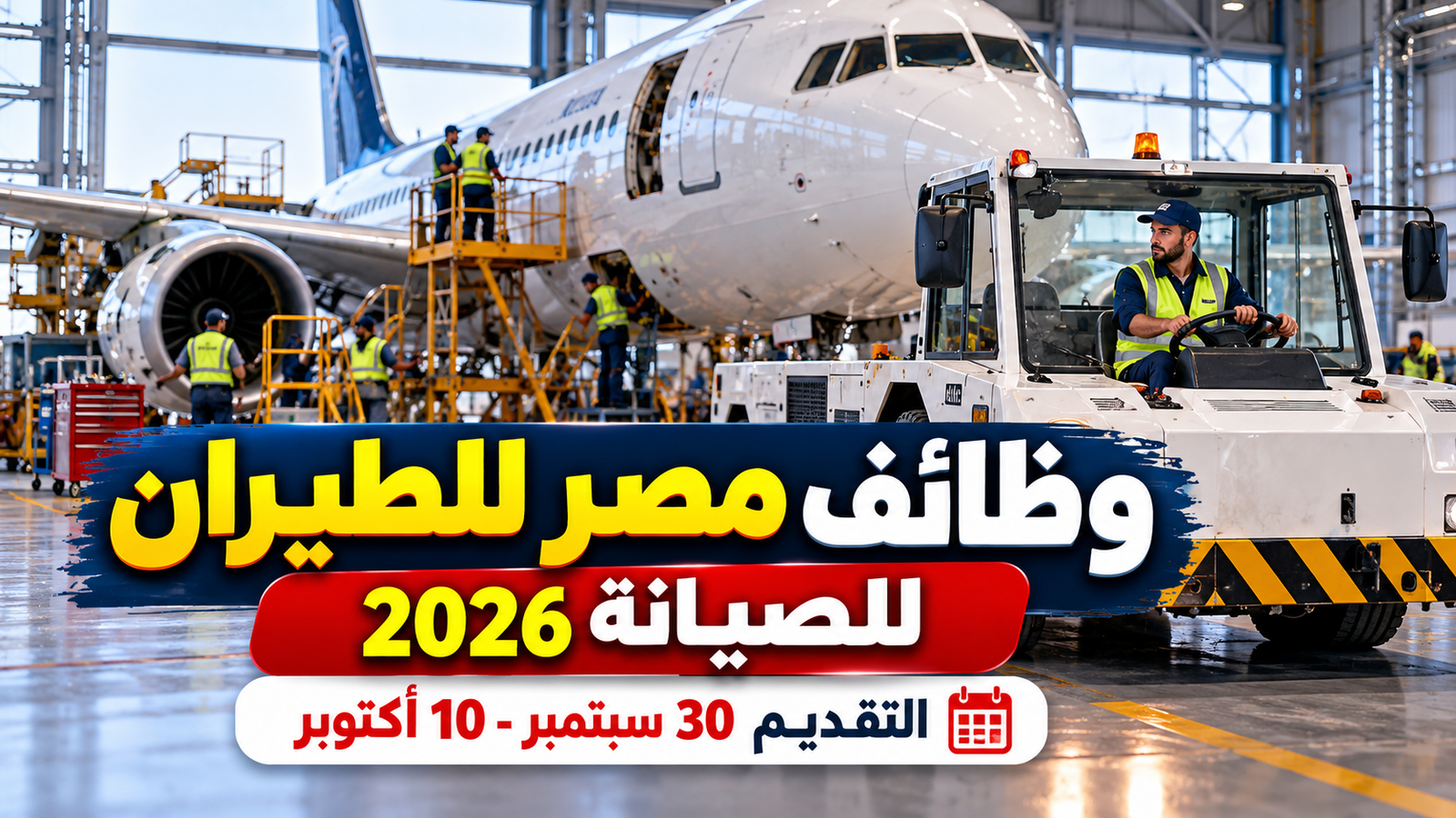 وظائف مصر للطيران للصيانة 2026.. الشروط والتقديم من 30 سبتمبر حتى 10 أكتوبر