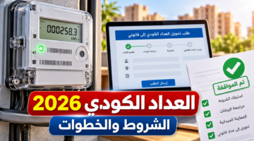 الفرق بين العداد الكودي والقانوني 2026 ومتى يمكن التحويل