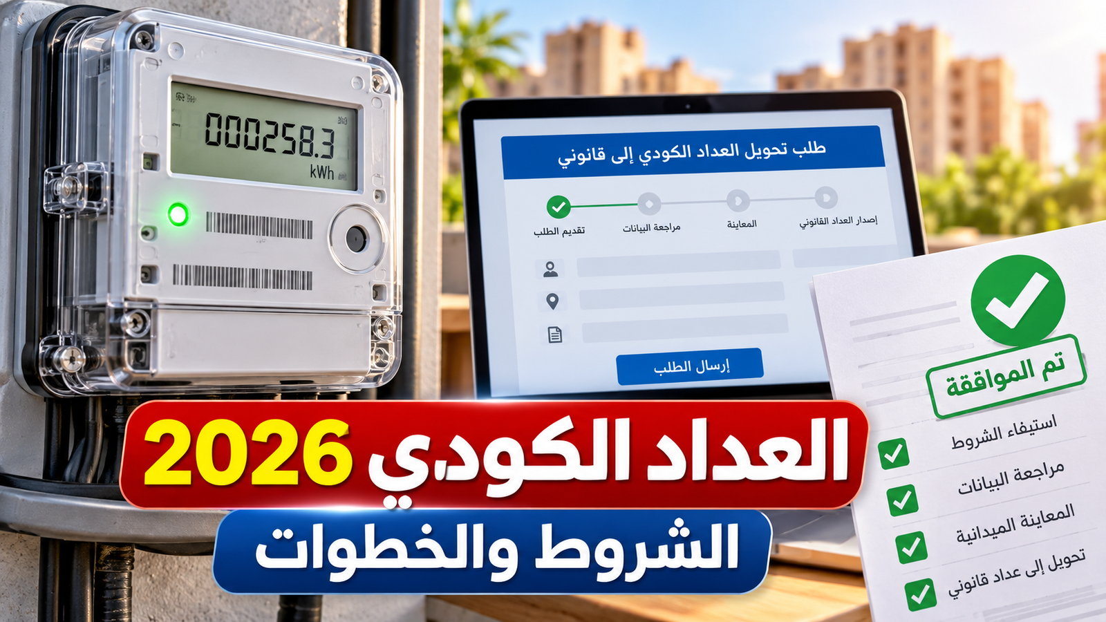 الفرق بين العداد الكودي والقانوني 2026.. ماذا يتغير بعد التحويل وهل يثبت الملكية؟