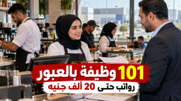 وظائف وزارة العمل 2026 بالعبور 101 فرصة برواتب تصل إلى 20 ألف جنيه