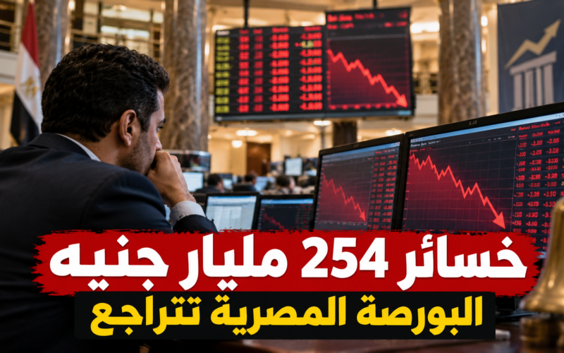 البورصة المصرية اليوم 28 سبتمبر 2026 وخسائر 254 مليار جنيه في 7 جلسات