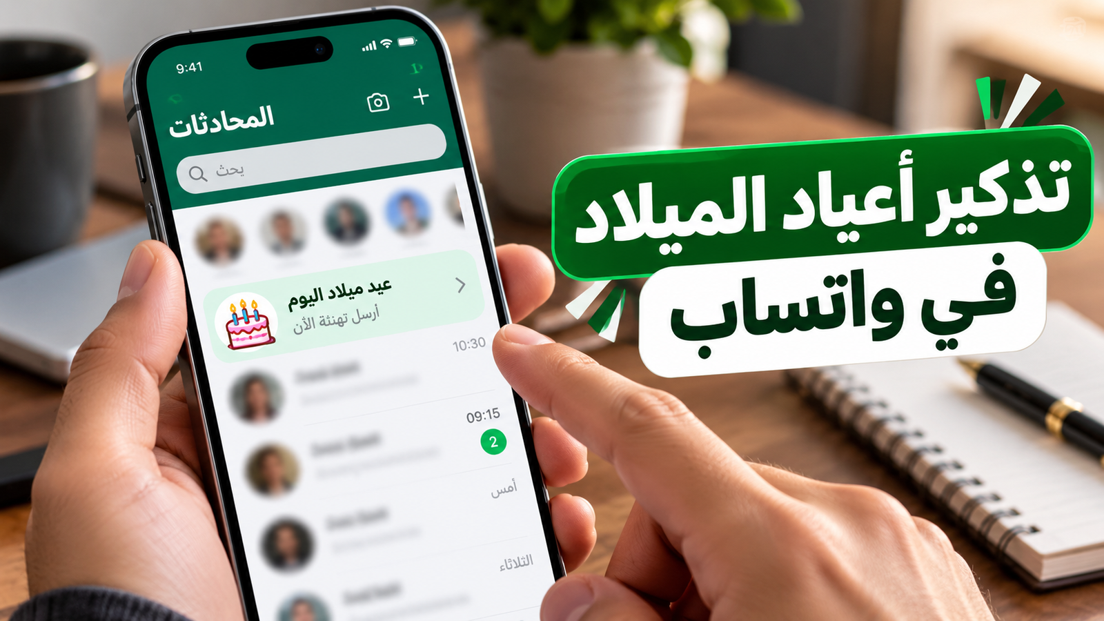ميزة أعياد الميلاد في واتساب 2026.. كيف تعمل التذكيرات الجديدة على آيفون؟