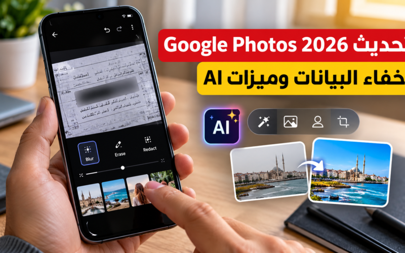 تحديث Google Photos الجديد 2026 وإخفاء البيانات الحساسة وميزات الذكاء الاصطناعي وقوالب Remix