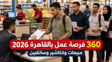 360 فرصة عمل جديدة بالقاهرة 2026 في المبيعات والكاشير والسائقين وطريقة التقديم