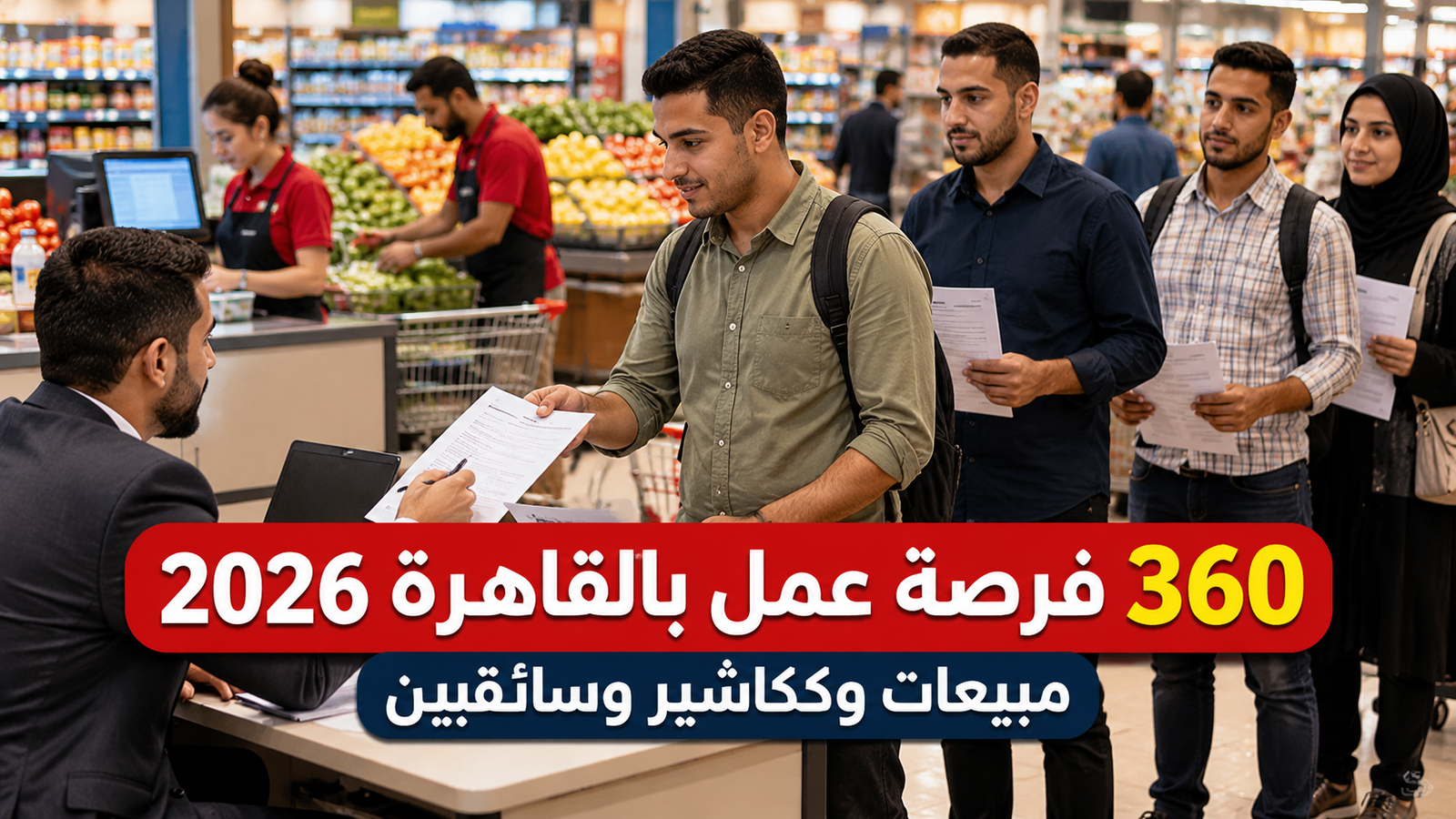 360 فرصة عمل جديدة بالقاهرة 2026.. المبيعات والكاشير والسائقين وطريقة التقديم