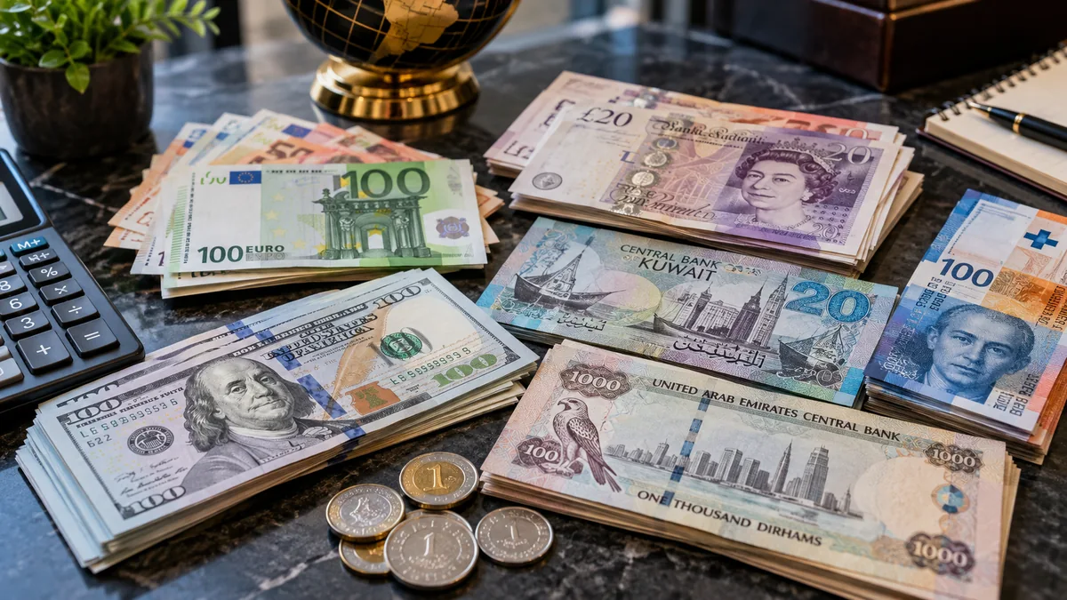 أسعار العملات اليوم الثلاثاء 13 أكتوبر 2026.. اليورو والإسترليني والدينار الكويتي والدرهم