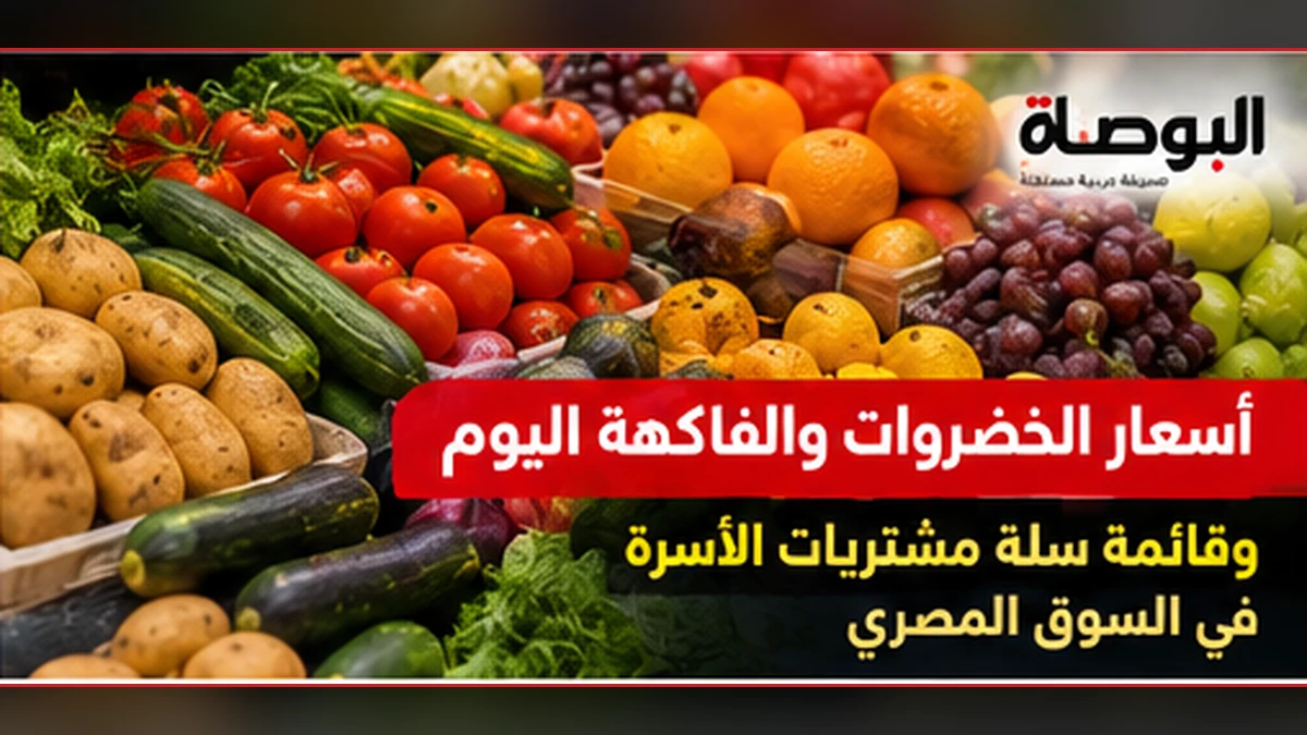 أسعار الخضروات والفاكهة في سوق العبور.. تكلفة سلة الطماطم والبطاطس والبصل