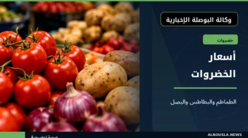 أسعار الطماطم والبطاطس والبصل في سوق العبور