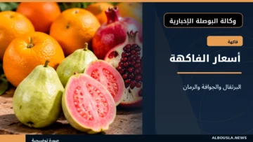 أسعار البرتقال والجوافة والرمان في سوق العبور