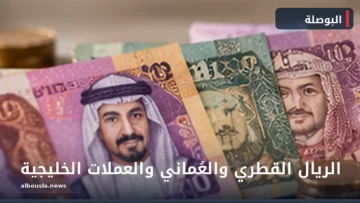 صورة توضيحية للعملات الخليجية ومقارنتها بالجنيه المصري