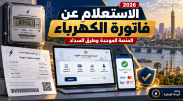 الاستعلام عن فاتورة الكهرباء إلكترونيًا عبر خدمات الكهرباء الرسمية