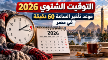 التوقيت الشتوي 2026 في مصر وموعد تأخير الساعة 60 دقيقة يوم 30 أكتوبر
