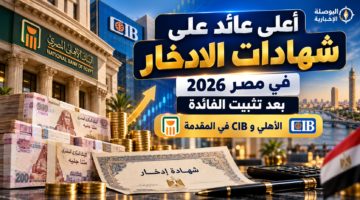 أعلى عائد على شهادات الادخار في مصر 2026 بعد تثبيت الفائدة ومقارنة الأهلي وCIB