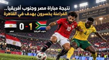 نتيجة مباراة مصر وجنوب أفريقيا